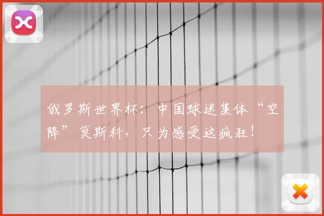 俄罗斯世界杯:中国球迷集体“空降”莫斯科,只为感受这疯狂!